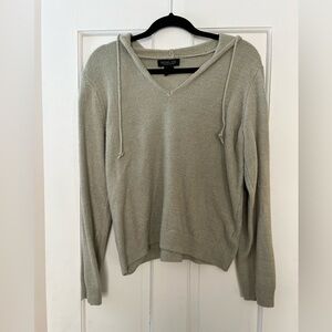 Rachel Zoe Light Sage Green Soft Hoodie Sweater